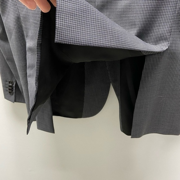 BOSS Hugo Boss Glen Plaid Blazer Jacket Mens 42L - Picture 8 of 11